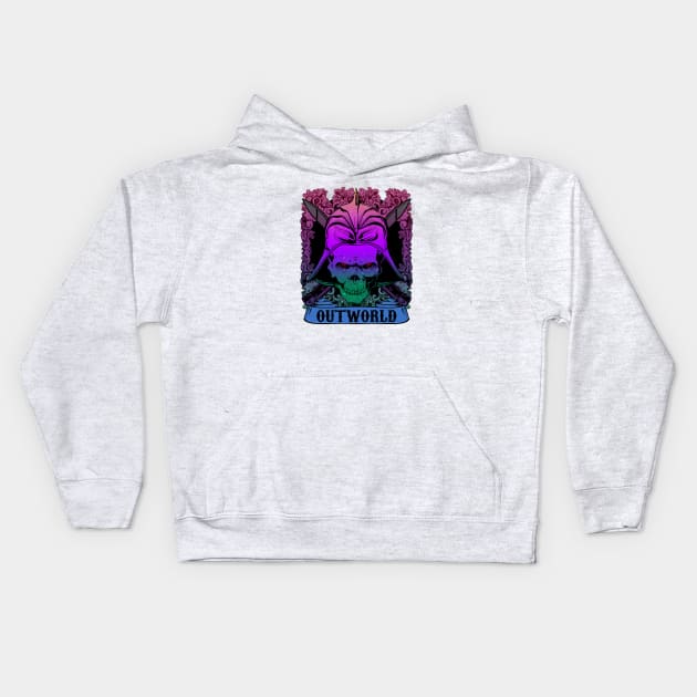 OUTWORLD Kids Hoodie by theanomalius_merch